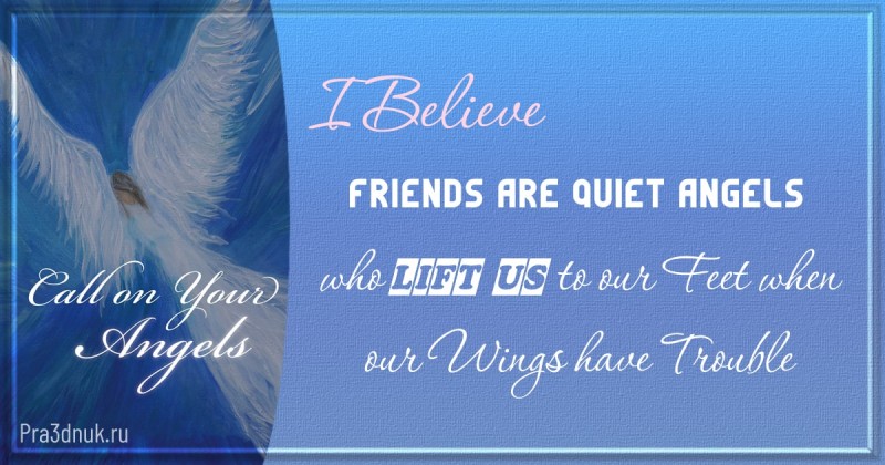 Friends are Quiet Angels