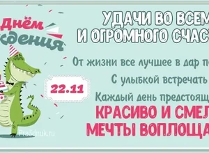 рожден 22 ноября