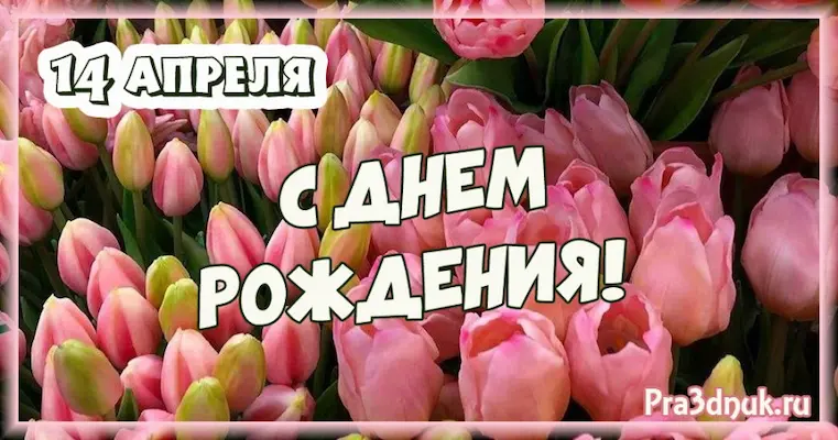 День рождения 14 апреля