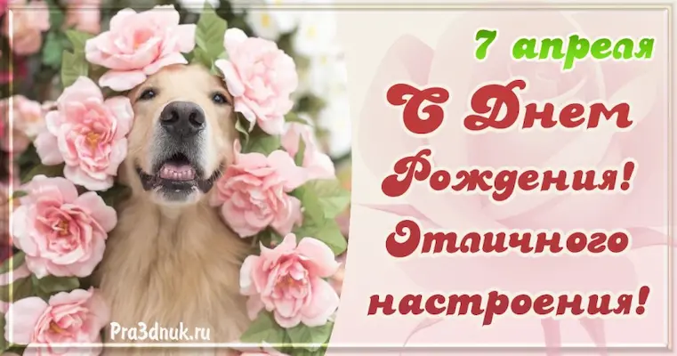 День рождения 7 апреля