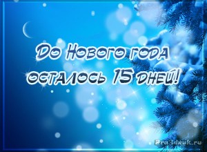 Новый год через 15 дней