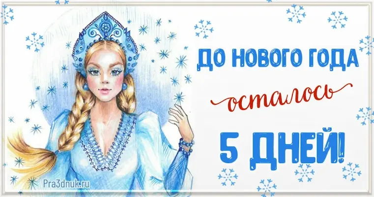 Пять дней до нового года